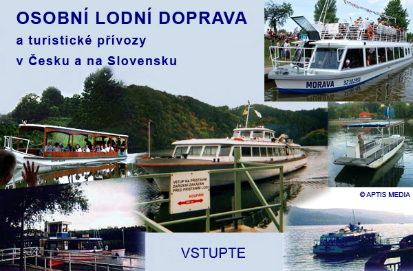 Vstupte do serveru o osobní lodní dopravì v Èesku a na Slovensku